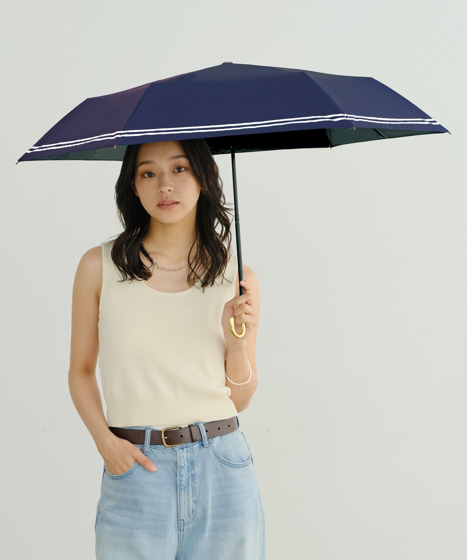遮光セーラー ミニ Wpc. ギフト対象 日傘 折りたたみ 晴雨兼用