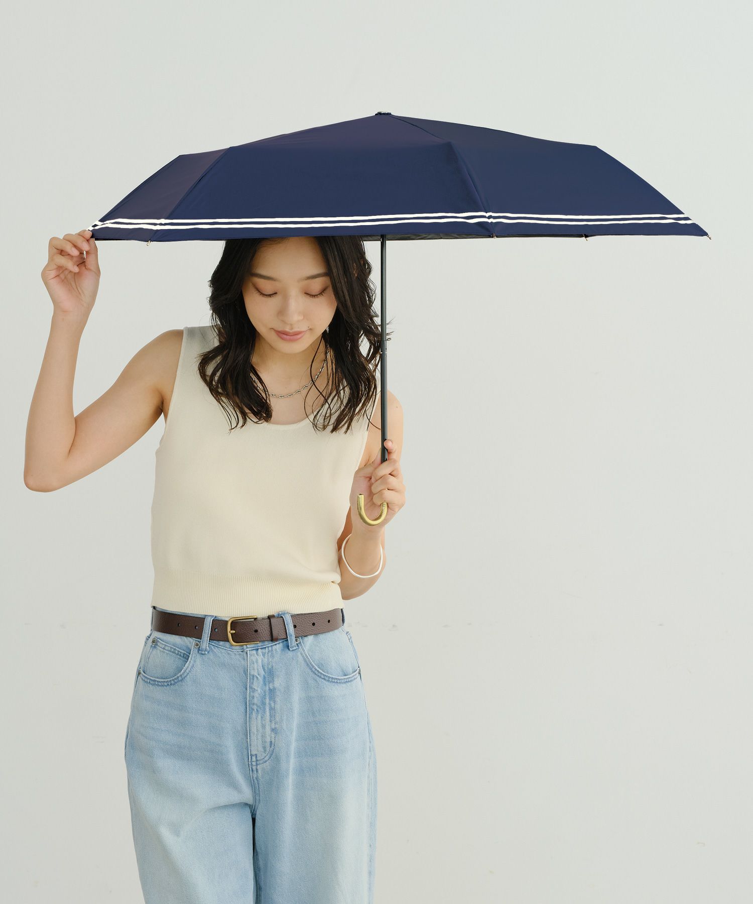 遮光セーラー ミニ Wpc. ギフト対象 日傘 折りたたみ 晴雨兼用