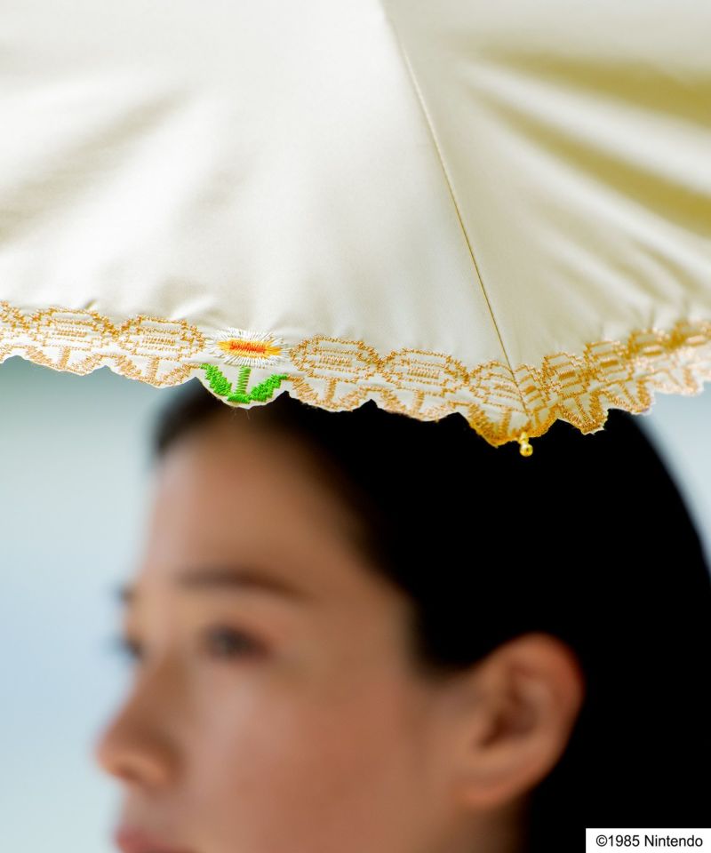遮光アイテムスカラップ 刺繍 スーパーマリオブラザーズ ミニ