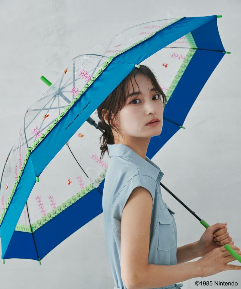 スーパーマリオブラザーズ 長傘 雨傘 ビニール傘 | 【公式】Wpc