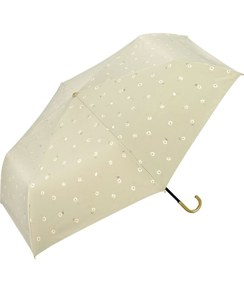 ギフト対象 日傘 折りたたみ傘 遮光ゴールドラインマーガレット ミニ ...