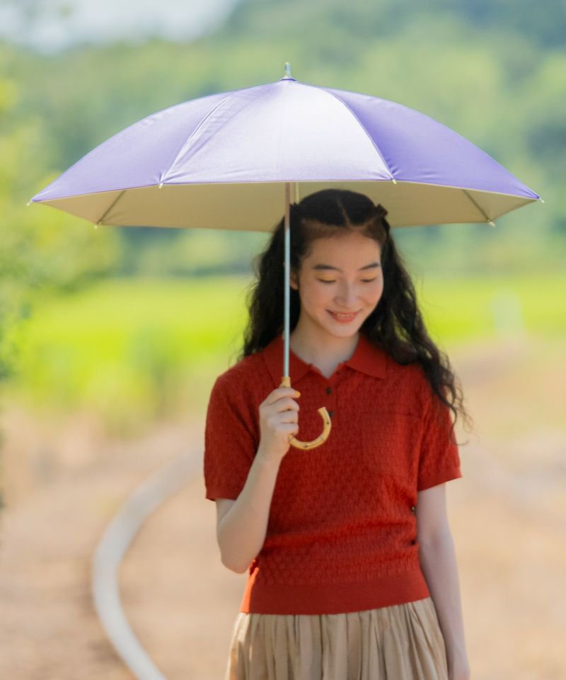 【2023年】Wpc. 日傘 遮光インサイドカラー サックス 長傘 50cm レ