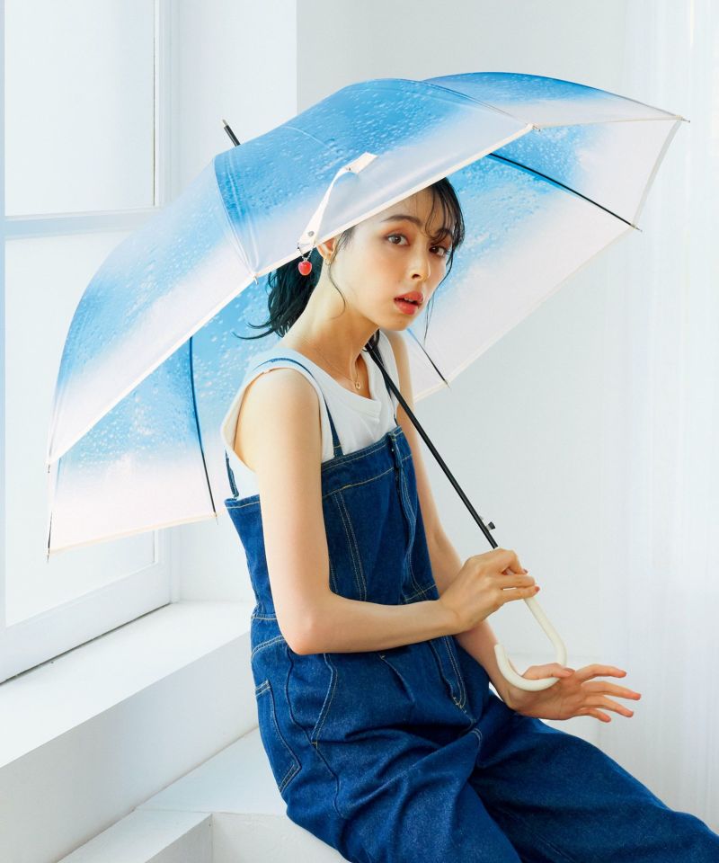 旅する喫茶×Wpc. クリームソーダアンブレラ 雨傘 ビニール傘