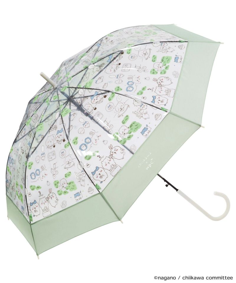 パターン名:レインコート柄Wpc. 雨傘 ちいかわ ビニール傘 レインコート