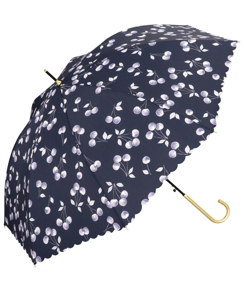 【セール40%オフ】ガーリーチェリー 雨傘 長傘