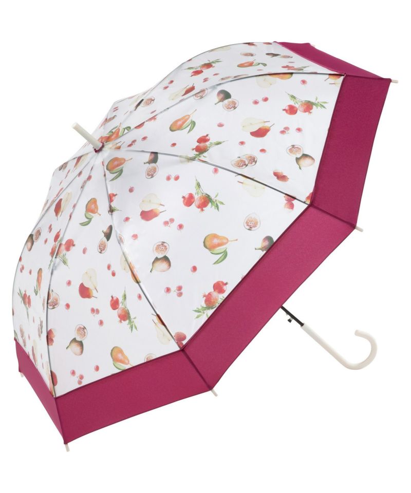 Wpc. 雨傘 [ビニール傘] ジューシーフルーツプラスティックアンブレラ 60cm レディース