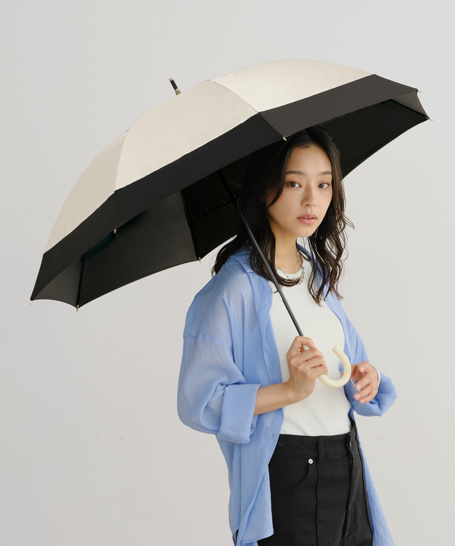 新品、未使用】モンブランヤマグチ折りたたみ傘メンズ