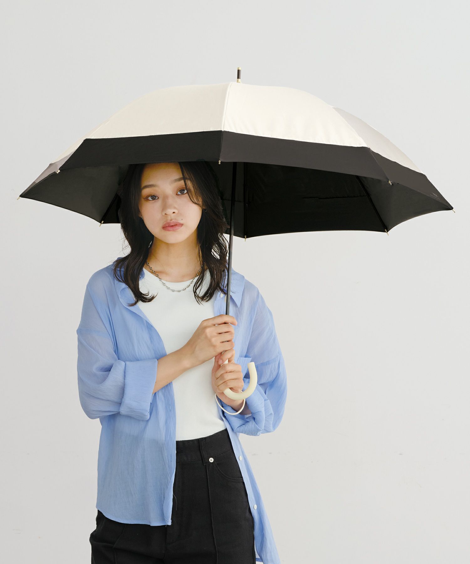 遮光切り継ぎロング Wpc. 日傘 長傘 晴雨兼用 | 【公式】Wpc. ONLINE STORE