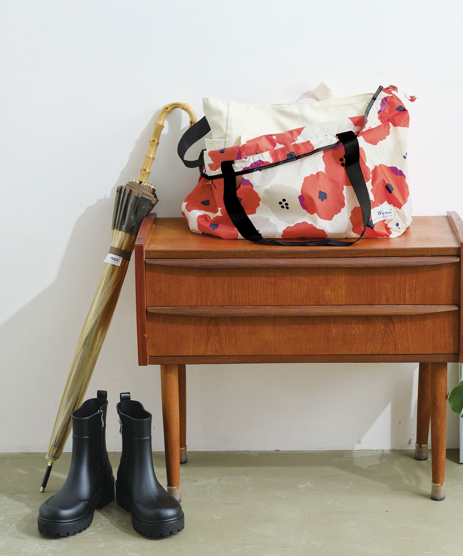 パッカブルレインバッグカバー W by Wpc. ギフト対象 レイングッズ