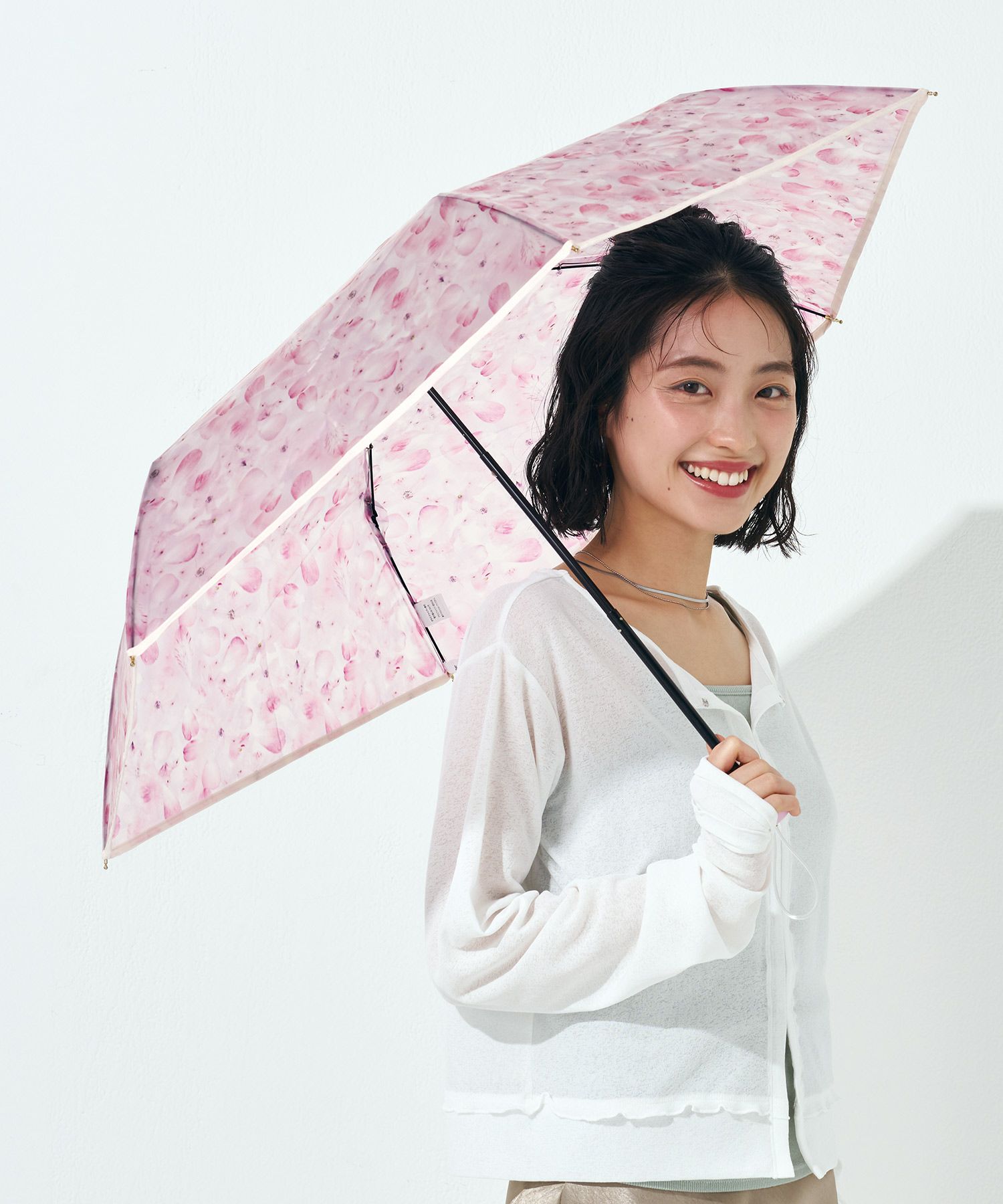 plantica× Wpc.]フラワーアンブレラプラスティック ミニ Wpc. ビニール