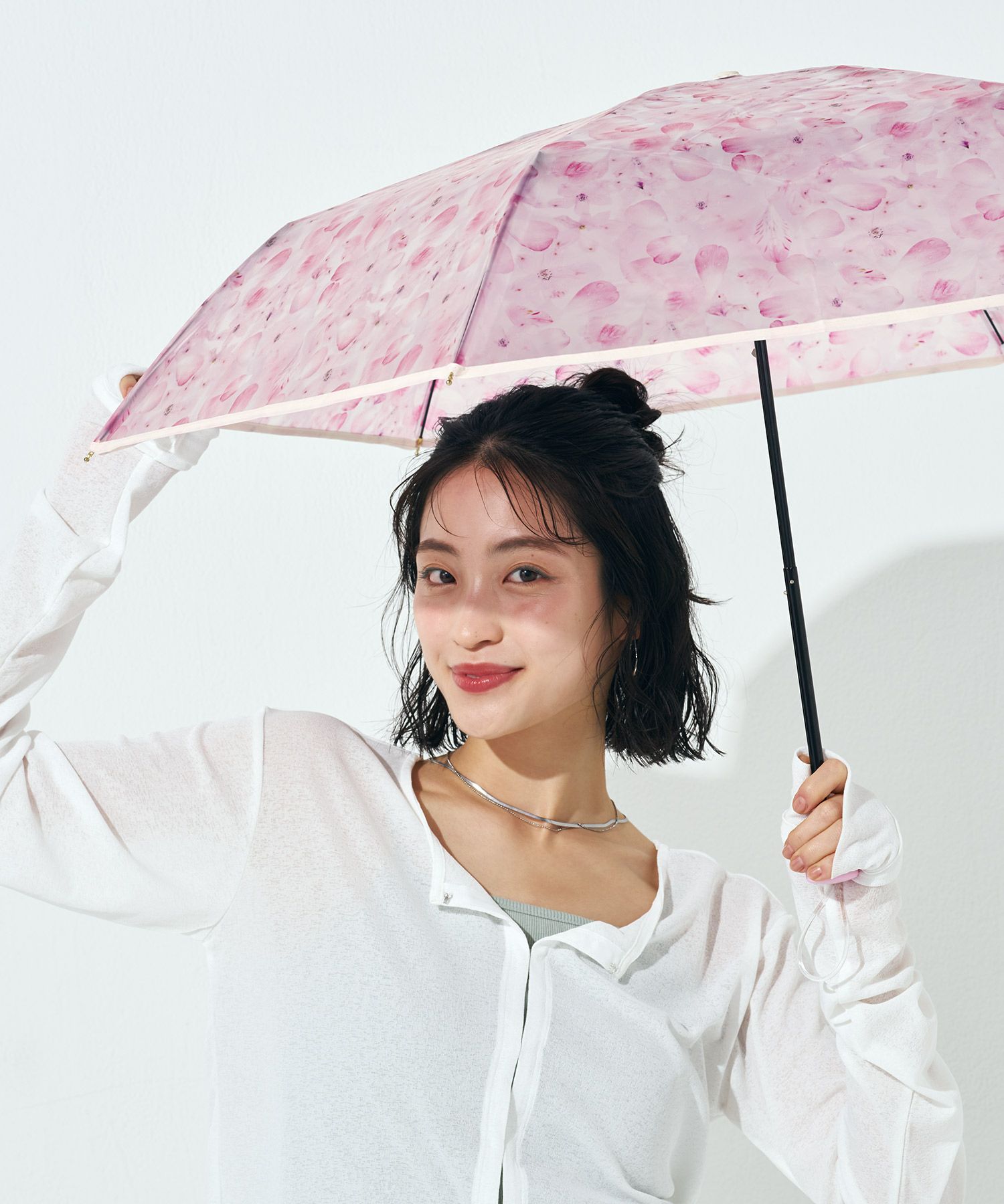 plantica× Wpc.]フラワーアンブレラプラスティック ミニ Wpc. ビニール