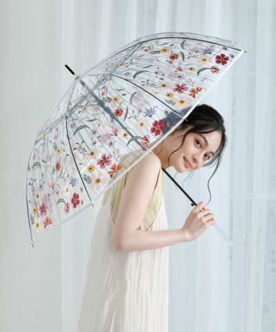 刺繍風アンブレラ Wpc. 雨傘 ビニール傘 長傘 | 【公式】Wpc