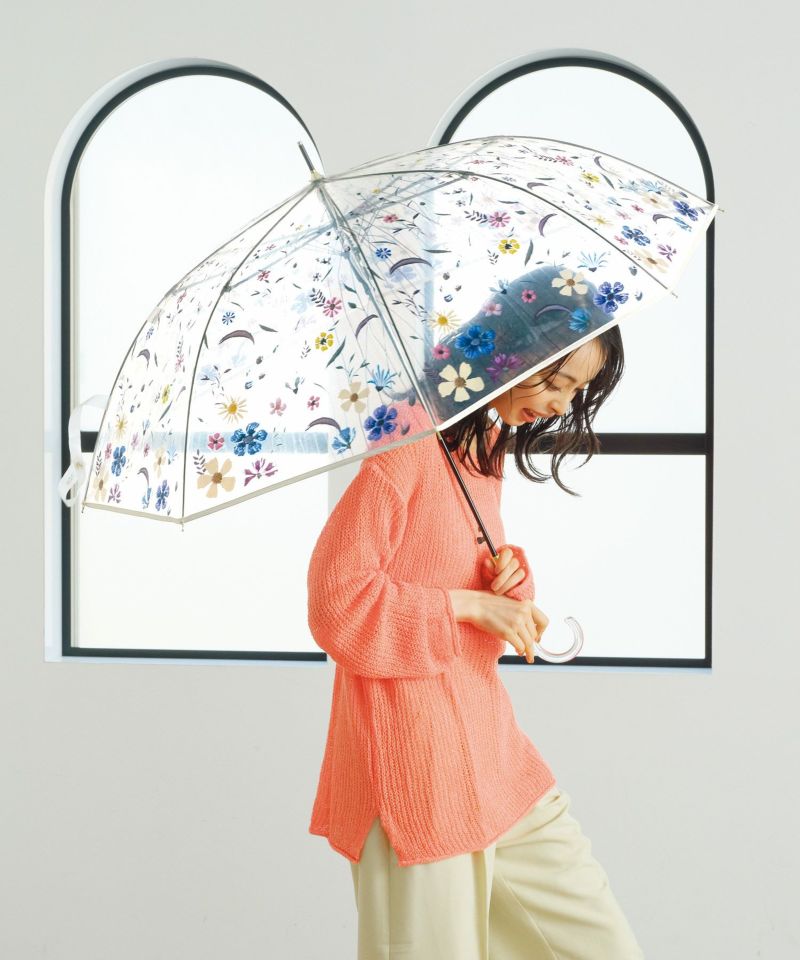 刺繍風アンブレラ Wpc. 雨傘 ビニール傘 長傘 | 【公式】Wpc. ONLINE STORE