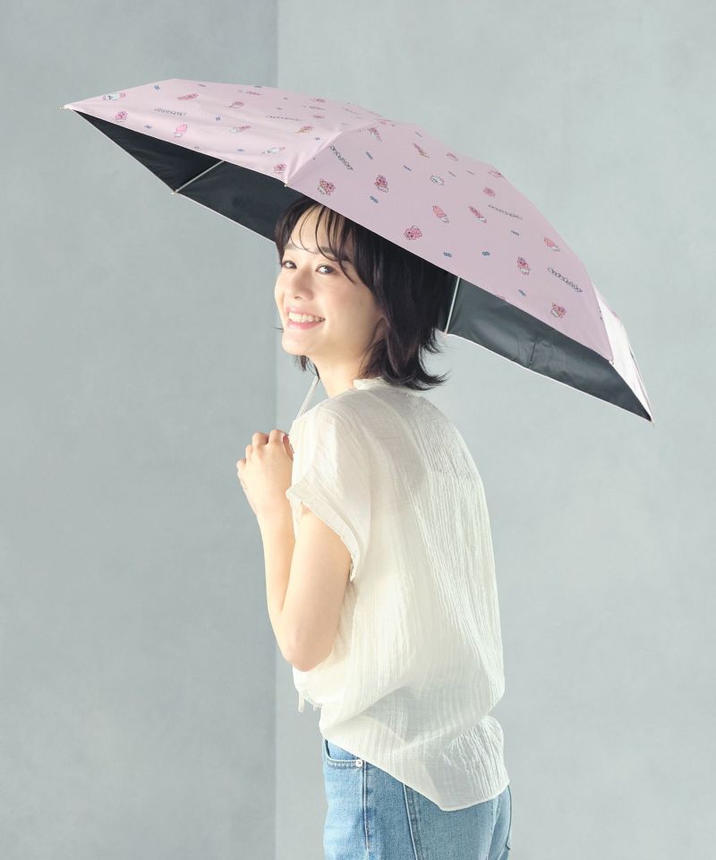 【セール50%オフ】遮光パラソル ミニ（おぱんちゅうさぎ／んぽちゃむ） Wpc. ギフト対象 日傘 折りたたみ傘
