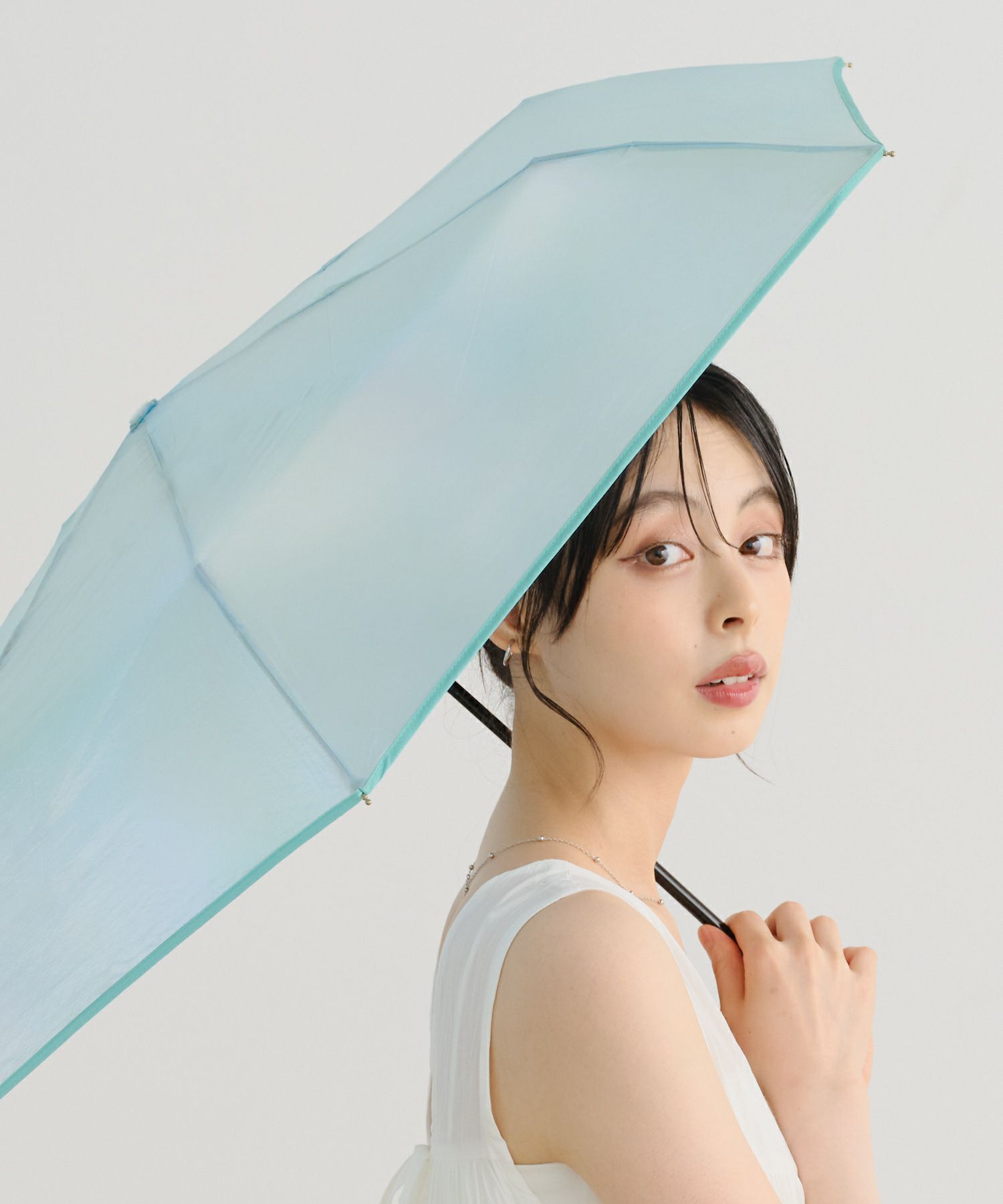 グロウパールアンブレラ ミニ Wpc. 雨傘 折りたたみ傘 晴雨兼用 ギフト