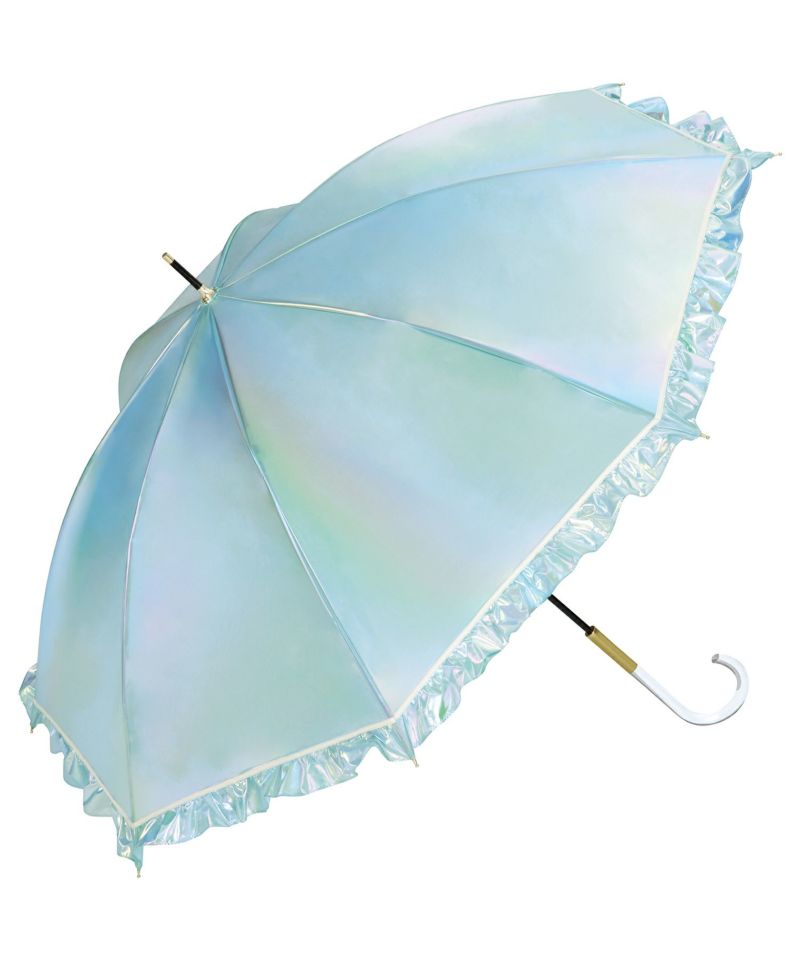 300円OFFクーポン》グロウパールアンブレラ フリル Wpc. 送料無料 雨傘 