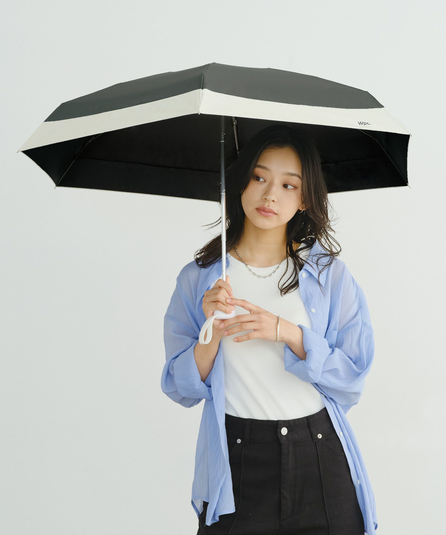 公式限定》遮光切り継ぎtiny 53 EC Wpc. ギフト対象 日傘 折りたたみ