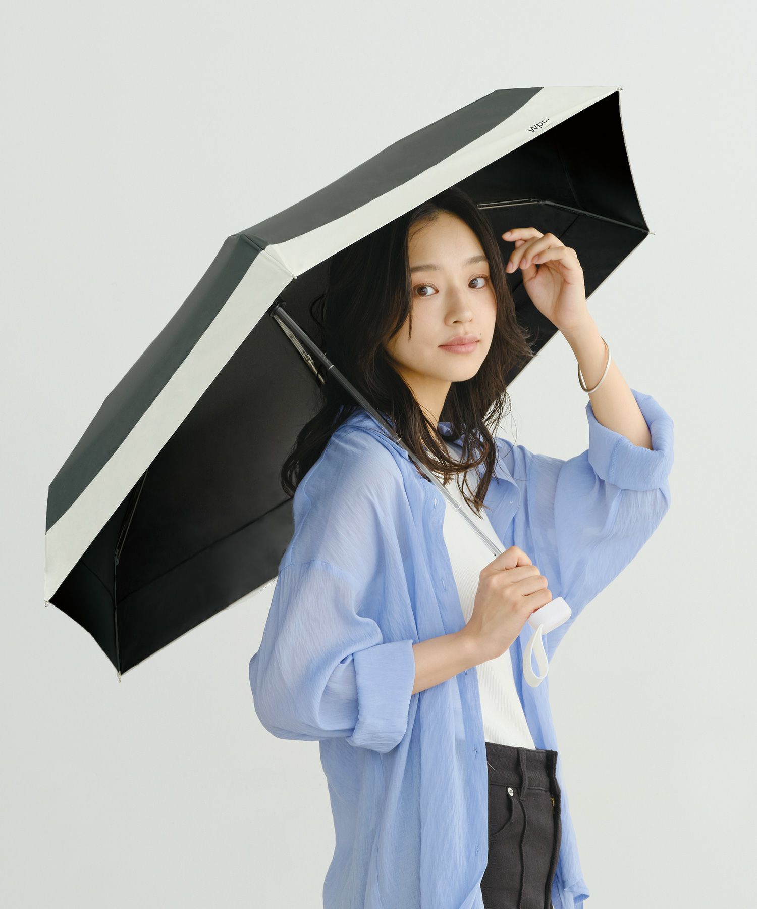 公式限定》遮光切り継ぎタイニー 53 EC Wpc. ギフト対象 日傘