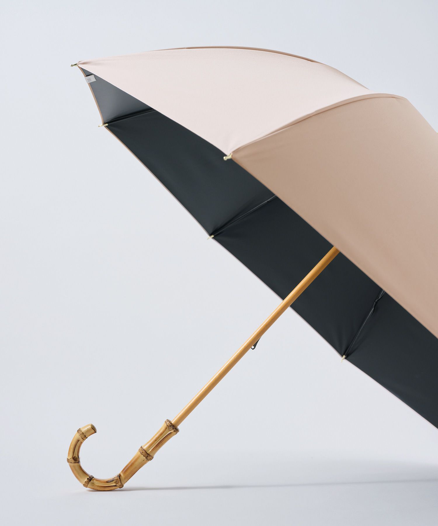 2025】最強の日傘 日傘 UVO（ウーボ）CALM 2段折 無地mini ベージュ