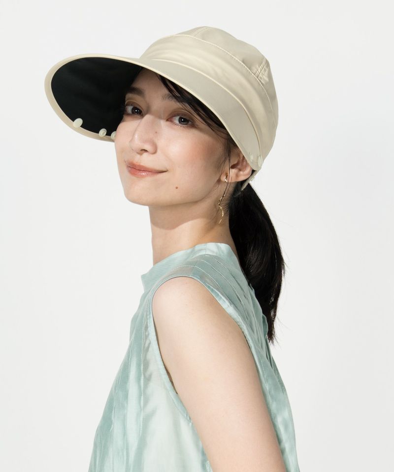 公式限定》【4wayサンバイザー】UVO (ウーボ) UVカット 帽子 ギフト