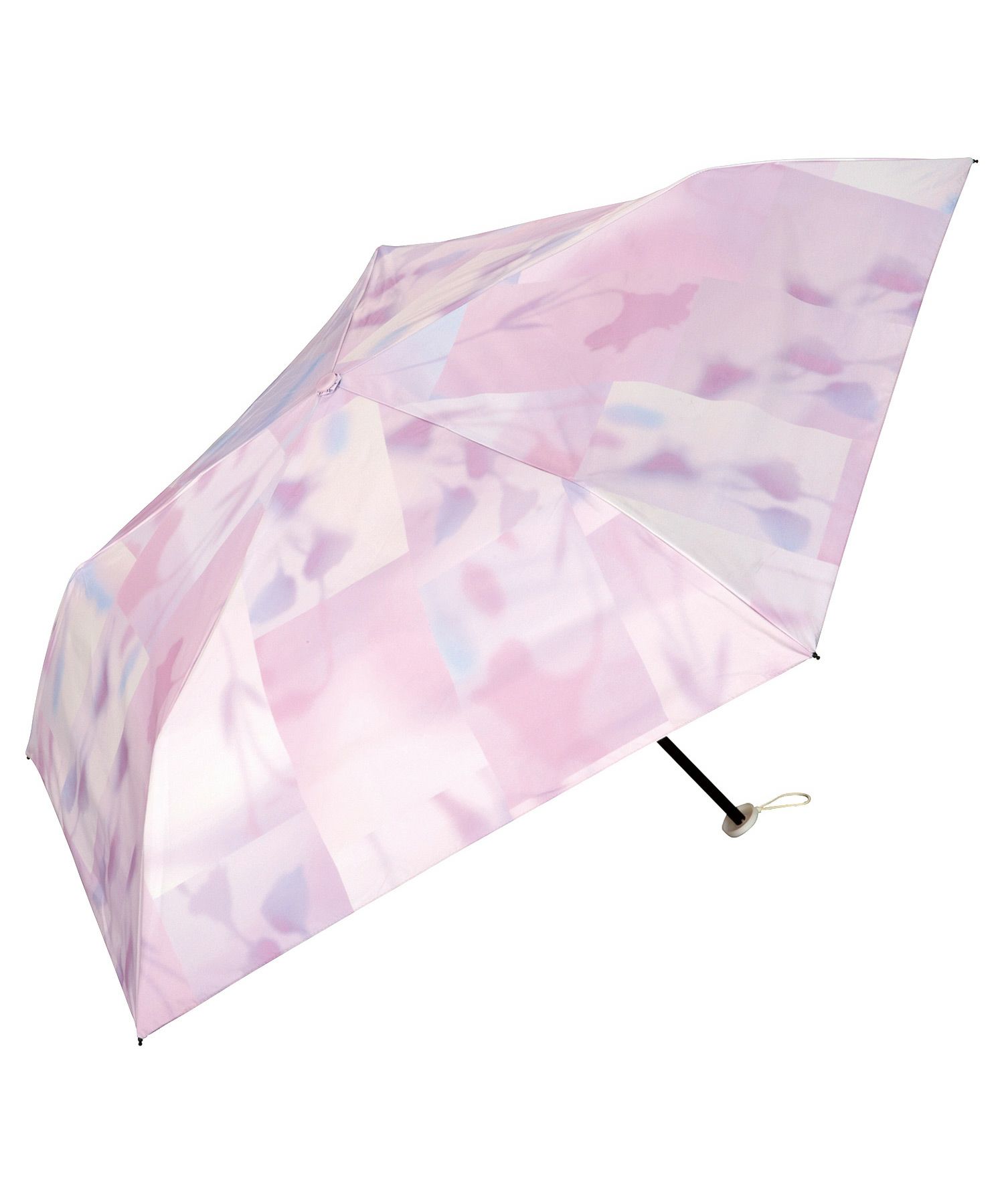 遮光軽量ブラーチューリップ ミニ 日傘 折りたたみ ギフト対象 晴雨