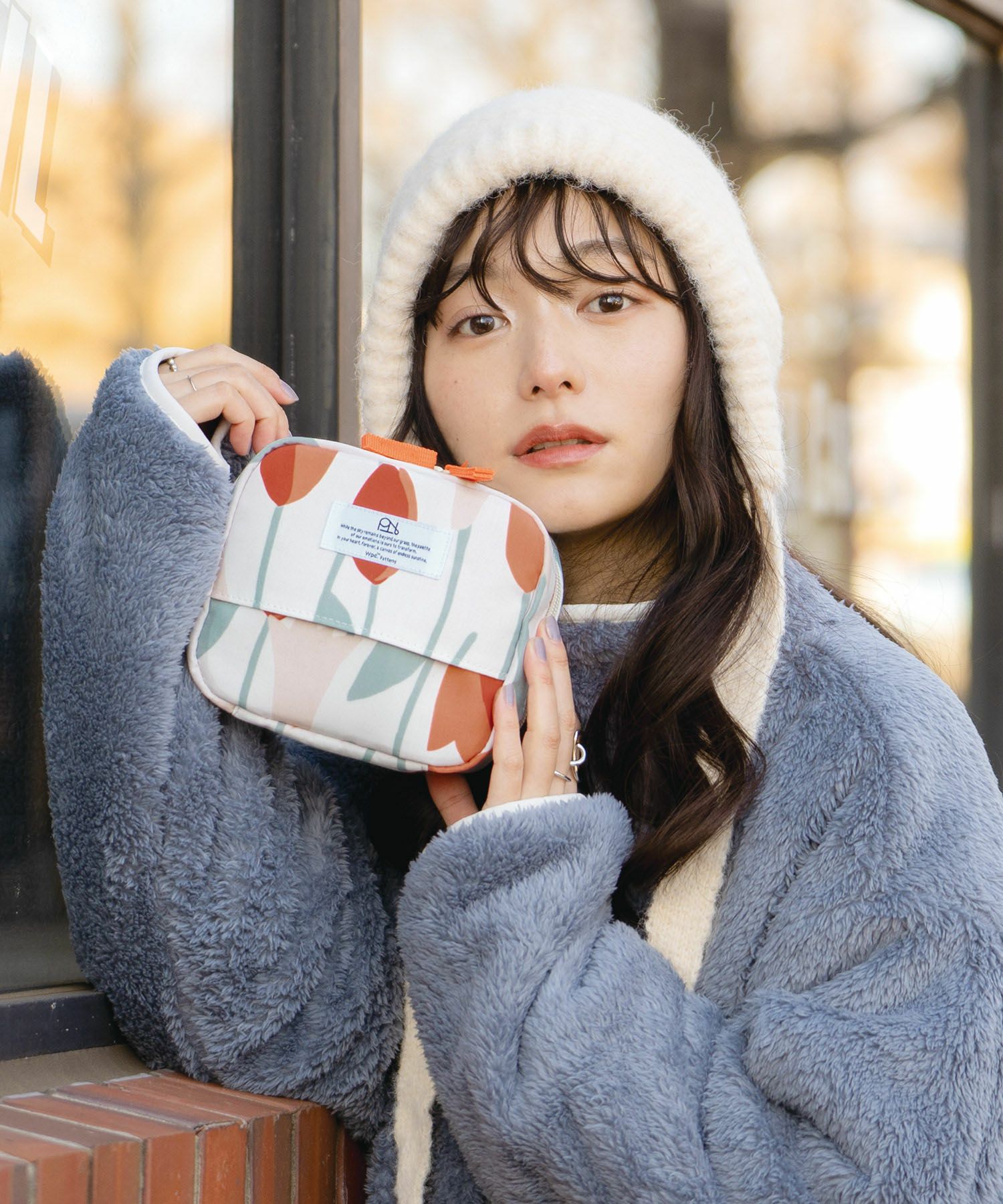 はっ水スクエアポーチ グッズ Wpc. patterns ギフト対象 ≪メール便