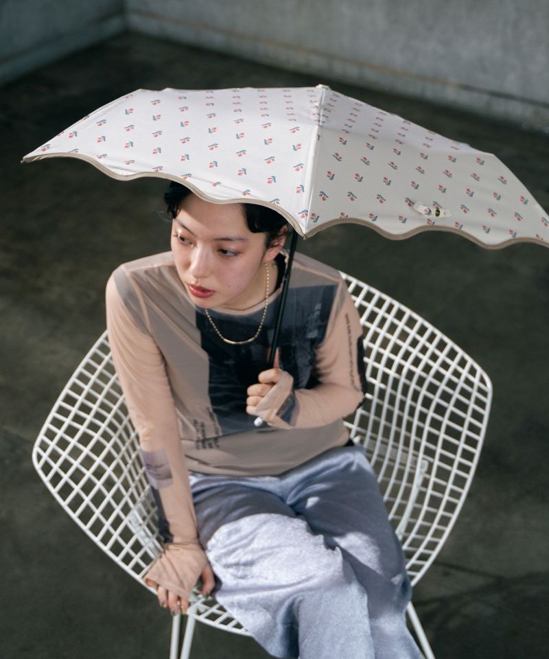 雨季 やすらぎの木陰晴雨兼用折りたたみ傘（スナフキン）5115620A