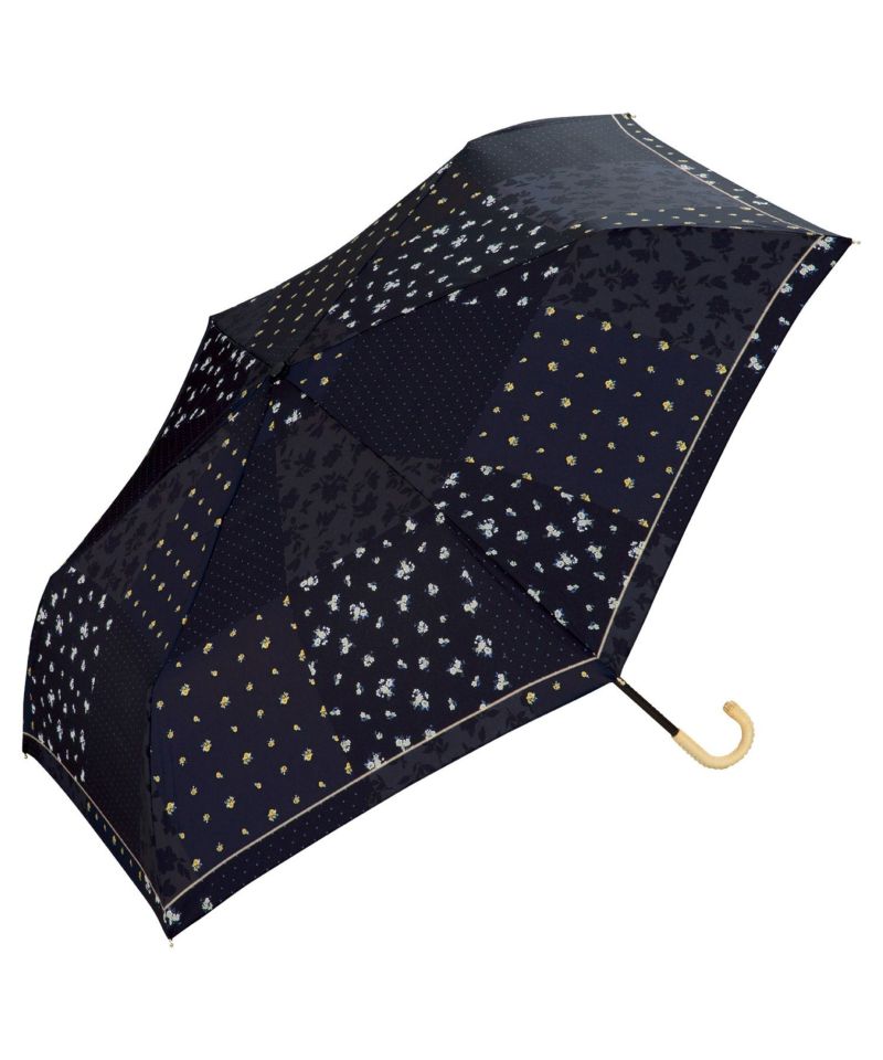 フローラルパッチワーク ミニ 雨傘 折りたたみ ギフト対象