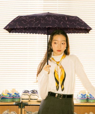WAKO 黒 折りたたみ雨傘 ウォーターフロント 折りたたみ傘 通販 メンズ 折り畳み傘 傘