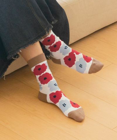 masu × tabio  コラボ商品/ タビオ MASUがタビオ メンとコラボ、天使をモチーフにした総柄