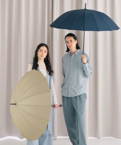 Wpc. classic] 《16本骨》雨傘 16K UMBRELLA 長傘 クラシック 晴雨兼用