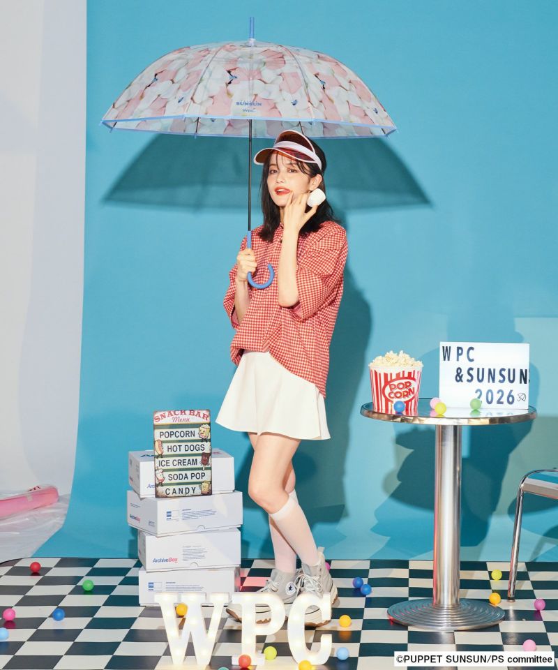 ビニール傘]パペットスンスン × Wpc. マシュマロアンブレラ 雨傘 長傘